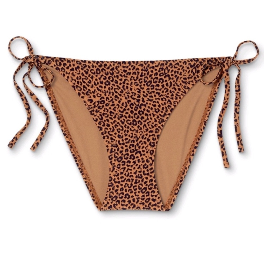 Xhiliration Cheetah Print Bikini Bottom